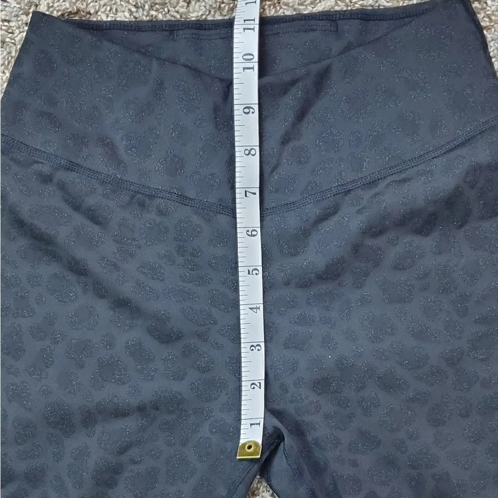 Nike Black Leopard Shimmery Leggings